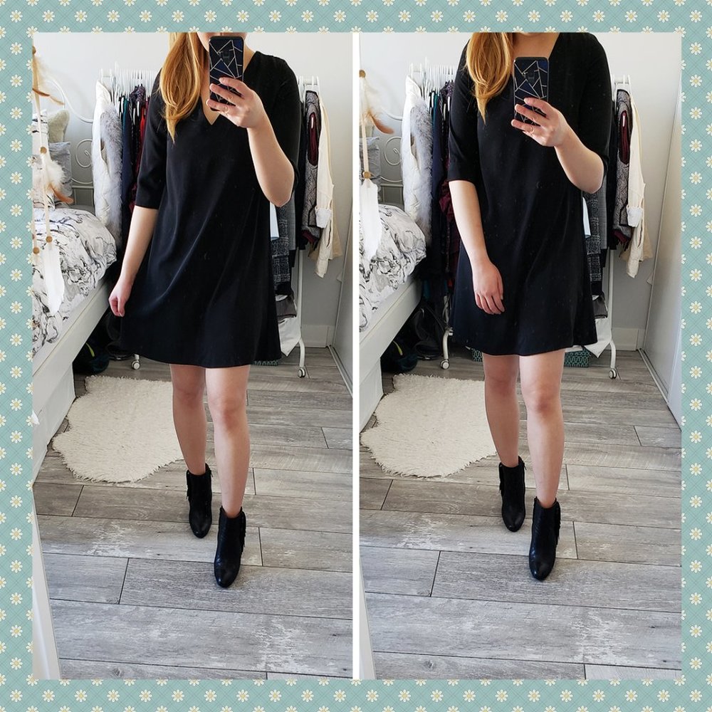 3/$30 - Black Missguided Lace Up Dress